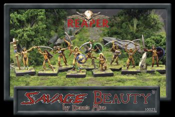 Savage Beauty:  Female Barbarians (OOP), 10025 Reaper Miniatures, Inc.