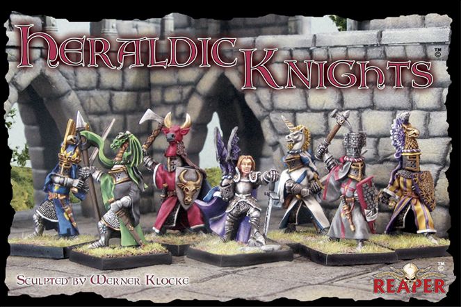 Heraldic Knights (OOP), 10026 Reaper Miniatures, Inc.