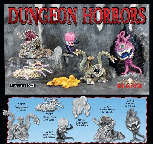 Dungeon Horrors (6) (OOP), 10031 Reaper Miniatures, Inc.