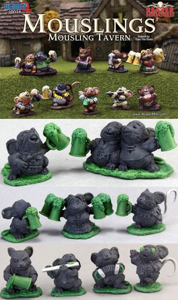 Mousling Tavern, 10034 Reaper Miniatures, Inc.