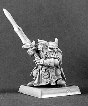 Logrim Battlefury, Dwarf Paladin Captain, 14304 Reaper Miniatures, Inc.