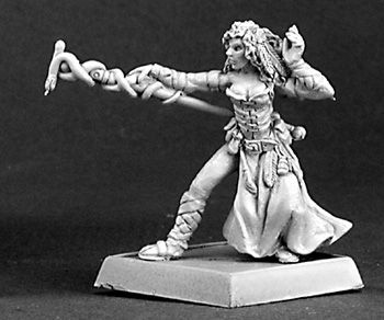 Gars Necka, Evil Mercenary Sorceress (OOP), 14330 Reaper Miniatures, Inc.