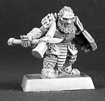 Dark Dwarf Warrior (OOP), 14331 Reaper Miniatures, Inc.