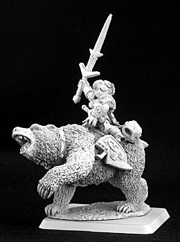 Ursula, Bear Rider Sgt, 14433 Reaper Miniatures, Inc.