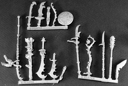 Reptus Weapons Pack (15) (OOP), 14449 Reaper Miniatures, Inc.
