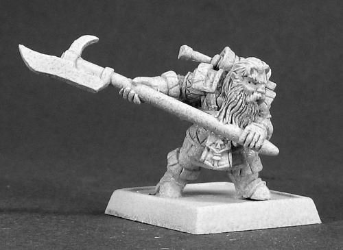 Warlord Metal Miniatur 3 Reaper Miniatures 14112: Dwarf Warriors Dwarf Grunt