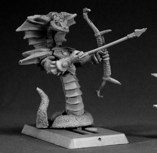 Klahan, Reptus Venomspitter Archer (OOP), 14480 Reaper Miniatures, Inc.
