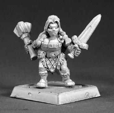 Annasha Tomebreaker, Female Dwarf Hero, 14482 Reaper Miniatures, Inc.