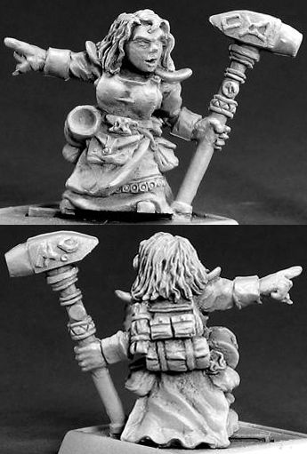 Valana, Forgemaiden Sergeant, 14524 Reaper Miniatures, Inc.