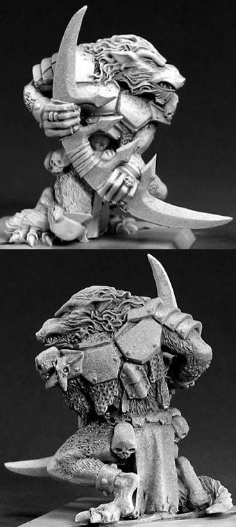 Ragon the Bloodied, Lupine Hero, 14529 Reaper Miniatures, Inc.