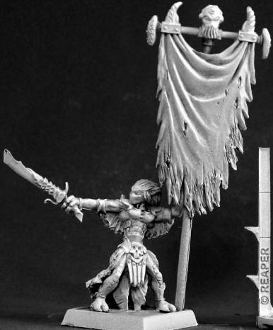 Darkspawn Standard Bearer, 14530 Reaper Miniatures, Inc.