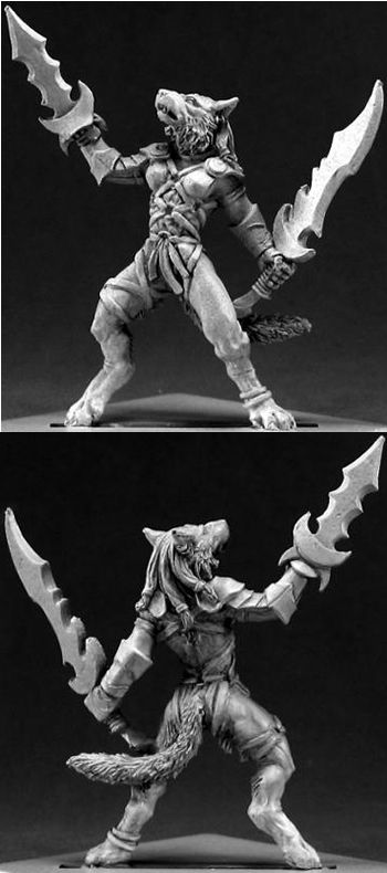 Aislynn, Lupine Slayer Captain, 14532 Reaper Miniatures, Inc.