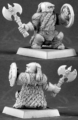 Sigurlam Axehelm, Kragmarr Dwarf Captain, 14554 Reaper Miniatures, Inc.
