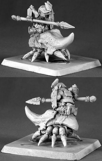 Bata, Bloodstone Gnome Beetle Rider Captain, 14568 Reaper Miniatures, Inc.