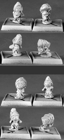 Stone Zealots (4) (Bloodstone Gnomes), 14572 Reaper Miniatures, Inc.