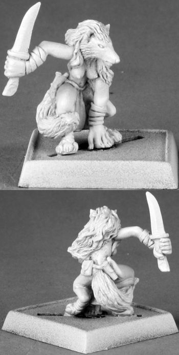 Haindmaiden of Keskura (Werefox Form), 14591 Reaper Miniatures, Inc.