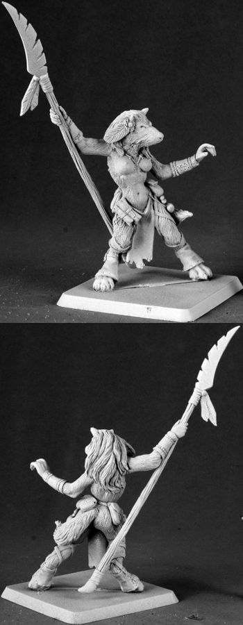 Kashia, Ghostmane Tribe Lupine Mother, 14593 Reaper Miniatures, Inc.