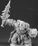 Boerogg Blackrime, Frost Giant Jarl of Icingstead (resin with white metal accessories)
