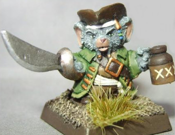 2012 Convention-Only, Cap'n Willie Sharp Pirate Mousling (Limited Edition, Discontinued), 1520 Reaper Miniatures, Inc.