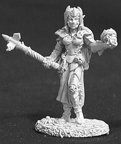 Alvhaera, Female Dark Elf Cleric (OOP), 2524 Reaper Miniatures, Inc.