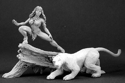 Queen of the Jungle, 54mm Vignette (Discontinued), 30001 Reaper Miniatures, Inc.