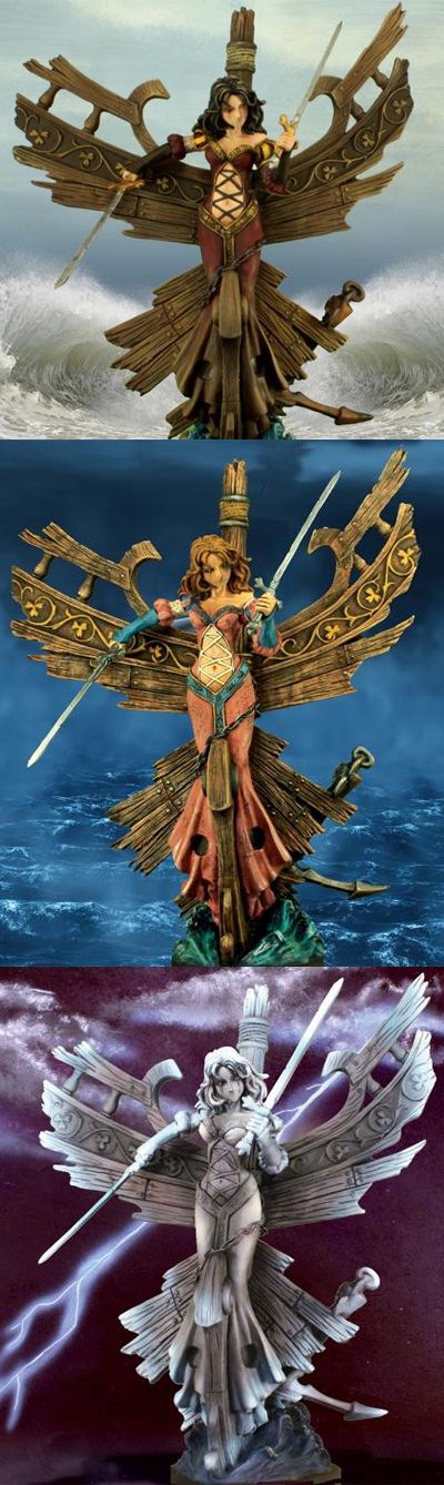 Dark Maiden, Shipwreck Angel (resin) (Discontinued), 30012 Reaper Miniatures, Inc.