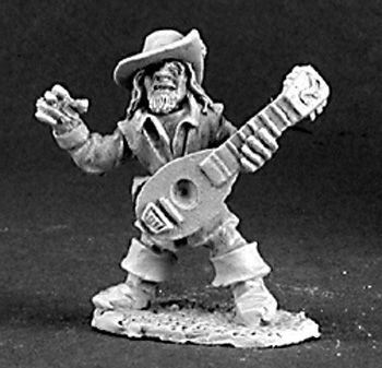 Fynch Brassfog, Gnome Bard, 3107 Reaper Miniatures, Inc.