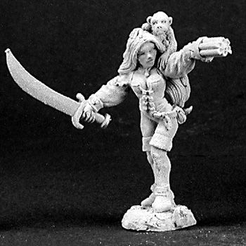 Sela Windsprite, Female Elf pirate, 3128 Reaper Miniatures, Inc.