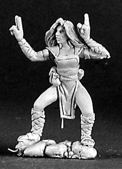 Scarlet Lotus, Female Monk (OOP), 3133 Reaper Miniatures, Inc.