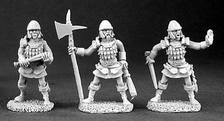 Townsfolk IX:  Town Guards (3) (OOP), 3165 Reaper Miniatures, Inc.