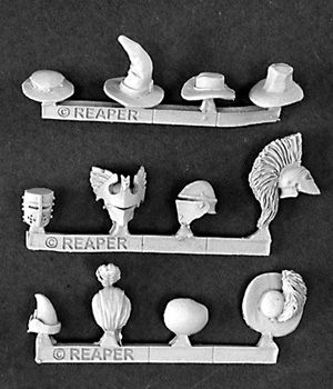 Hats and Helmets, 3202 Reaper Miniatures, Inc.