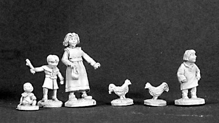 Townsfolk X: Children (6), 3233 Reaper Miniatures, Inc.