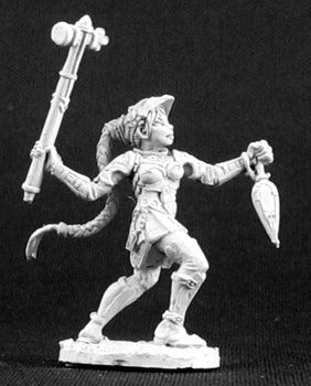 Cyanea the Just, Female Cleric (OOP), 3273 Reaper Miniatures, Inc.