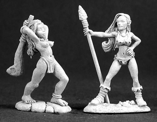 Cavegirls (2) (OOP), 3303 Reaper Miniatures, Inc.