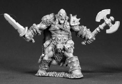 Kord the Destroyer, Berserker Hero, 3309 Reaper Miniatures, Inc.