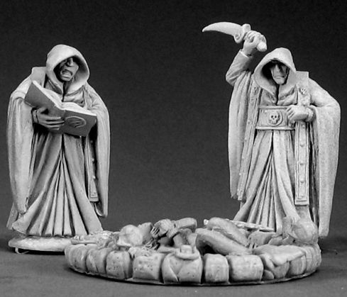 Townsfolk: Cultists (3), 3312 Reaper Miniatures, Inc.