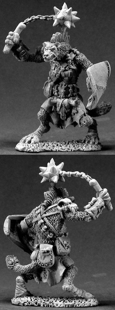 Boneflail, Gnoll Cleric (OOP), 3333 Reaper Miniatures, Inc.