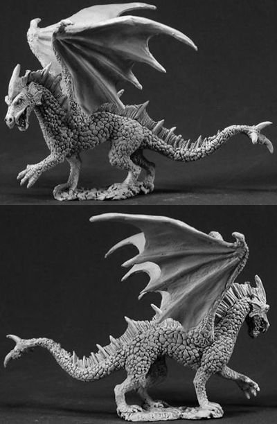 Young Ice Dragon, 3338 Reaper Miniatures, Inc.