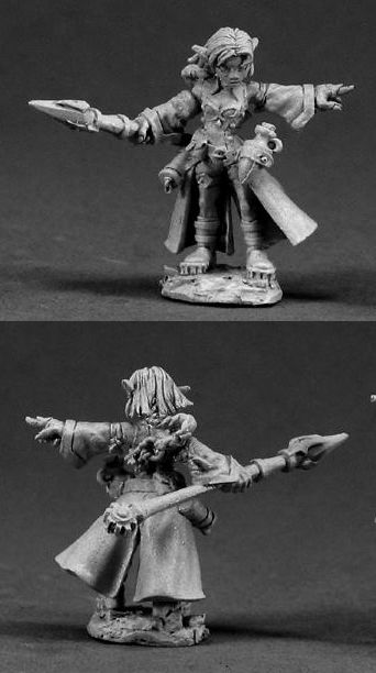 Cassie, Female Gnome Wizard, 3340 Reaper Miniatures, Inc.