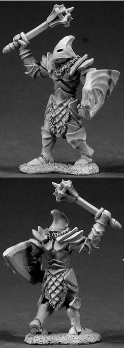Dhaval Icefist, White Dragon Knight (OOP), 3346 Reaper Miniatures, Inc.