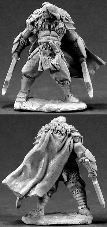 Kjell Bloodbear, Barbarian, 3362 Reaper Miniatures, Inc.