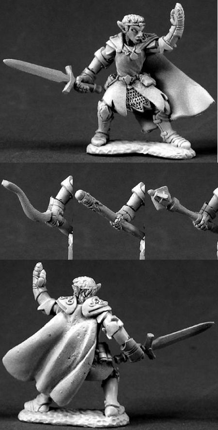 Argonnite, Elf Cleric (OOP), 3365 Reaper Miniatures, Inc.