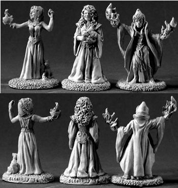 DHL Classics: Female Wizards (OOP), 3375 Reaper Miniatures, Inc.
