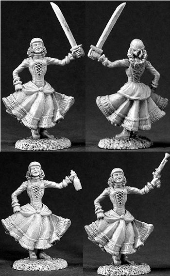 Dandy Franchesca, Female Pirate (OOP), 3379 Reaper Miniatures, Inc.