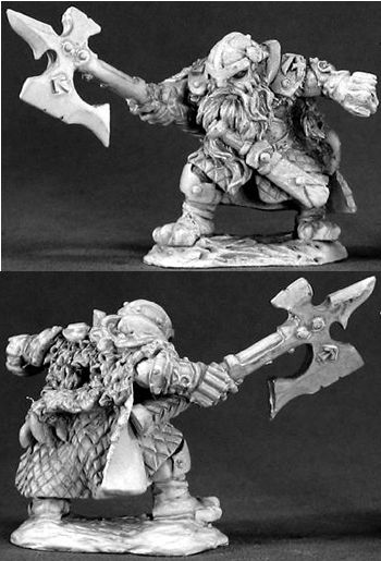 Thorvald Clawhelm, Dwarf Hero, 3386 Reaper Miniatures, Inc.