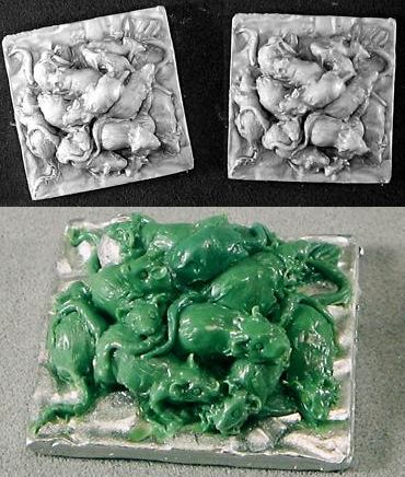 Rat Swarm (2) (OOP), 3394 Reaper Miniatures, Inc.