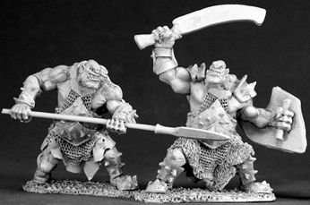 Orc Spearman and Swordsman (2), 3400 Reaper Miniatures, Inc.
