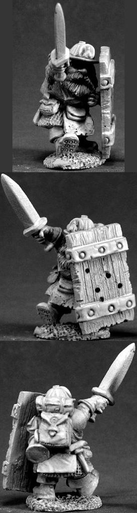 Cobb Blackbadger, Dwarf Miner (OOP), 3417 Reaper Miniatures, Inc.