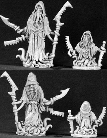 Darkspawn Cultist and Minion (2) (OOP), 3438 Reaper Miniatures, Inc.
