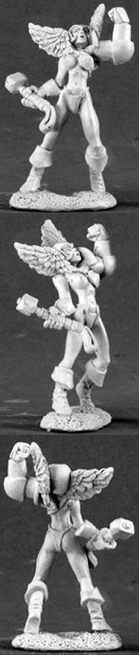 Castarci, Female Fighter (OOP), 3443 Reaper Miniatures, Inc.